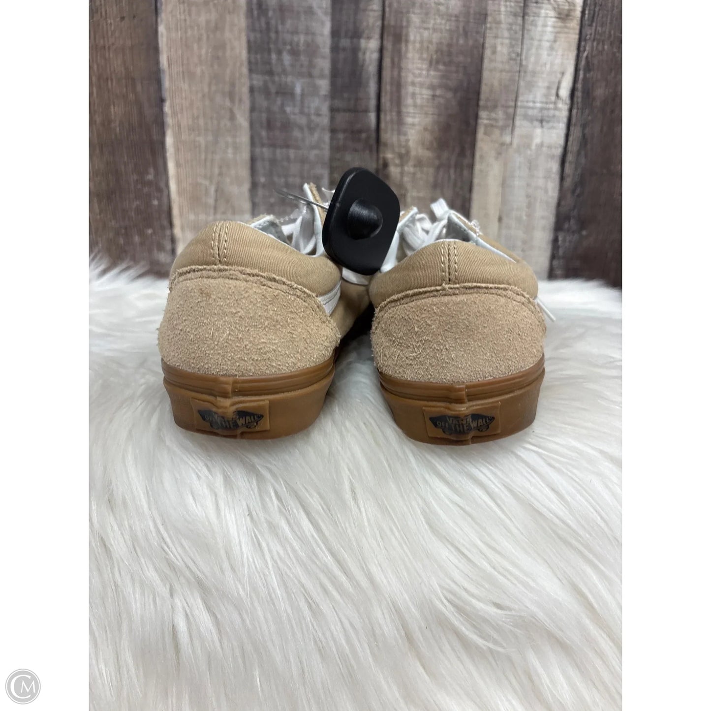 Shoes Sneakers By Vans In Tan, Size: 7.5