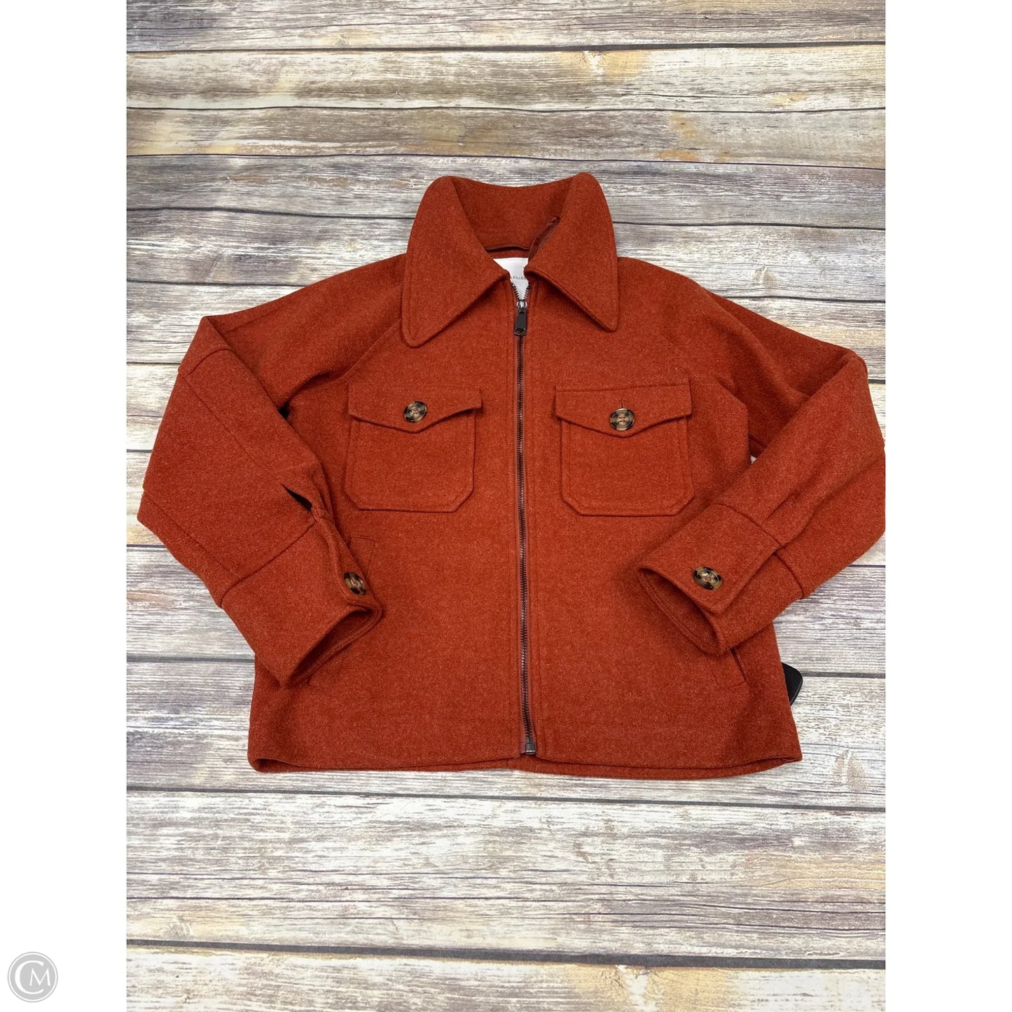 Jacket Other By Avec Les Filles In Orange, Size: S