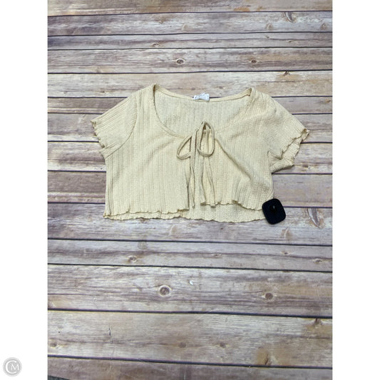 Bolero By Le Lis In Yellow, Size: S
