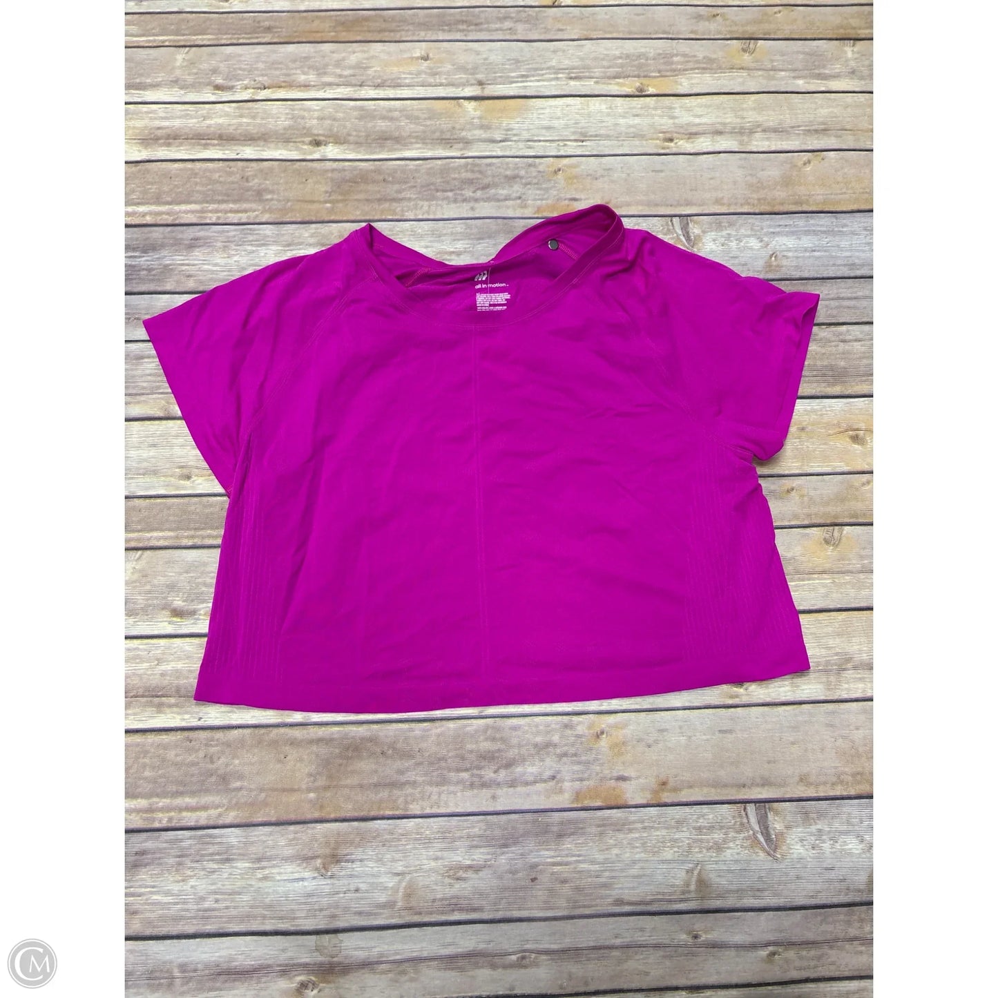 Athletic Top Short Sleeve By All In Motion In Pink, Size: M