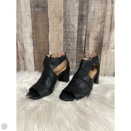 Sandals Heels Block By Cme In Black, Size: 7.5
