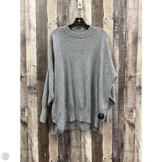 Sweater By Abercrombie And Fitch In Grey, Size: L