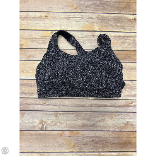 Athletic Bra By Athleta In Black & White, Size: M