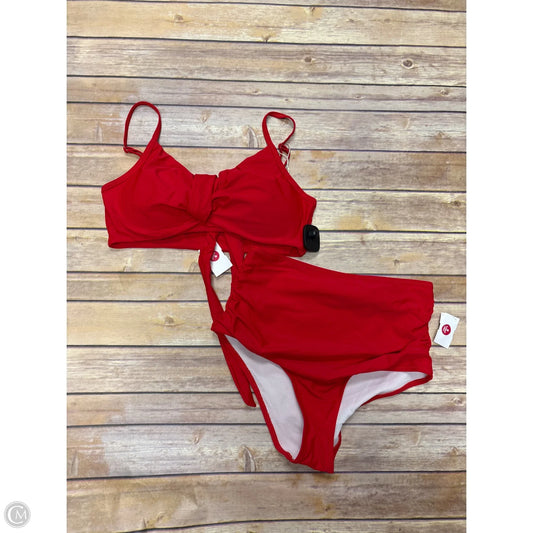 Swimsuit 2pc By Cmf In Red, Size: M
