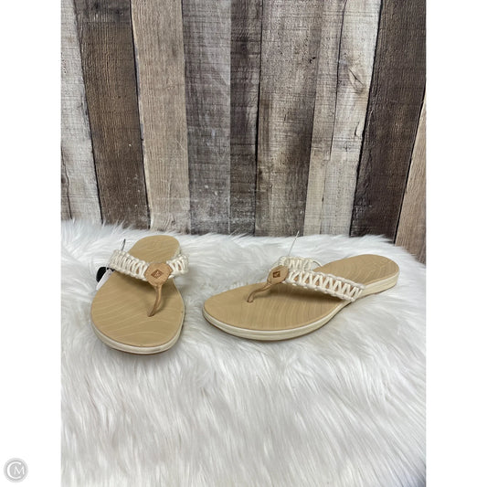Sandals Flats By Sperry In Beige, Size: 10