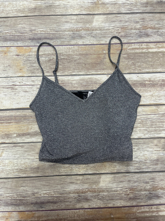 Silver Top Sleeveless Forever 21, Size M