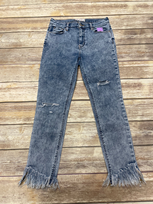 Blue Denim Jeans Skinny Free People, Size 4