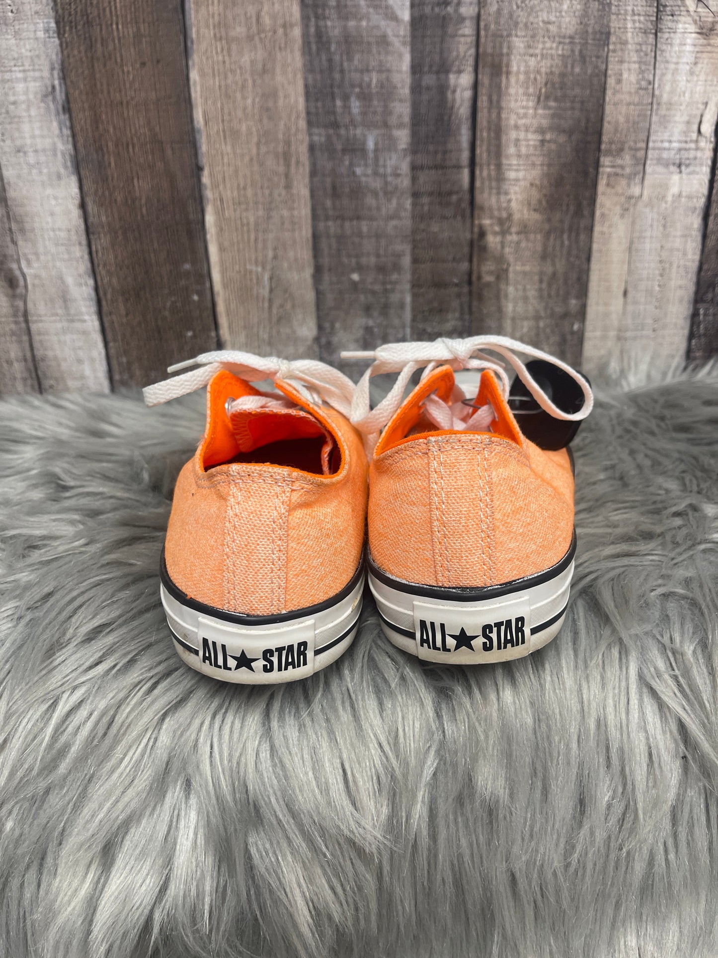 Orange Shoes Sneakers Converse, Size 9