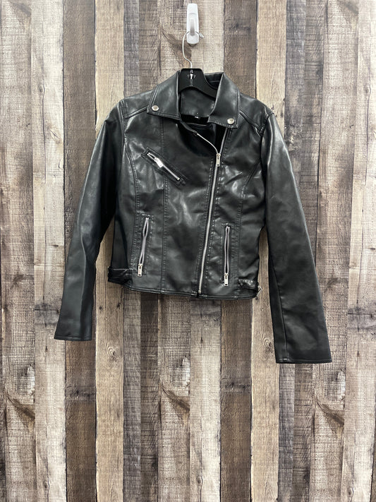 Black Jacket Moto Shein, Size M