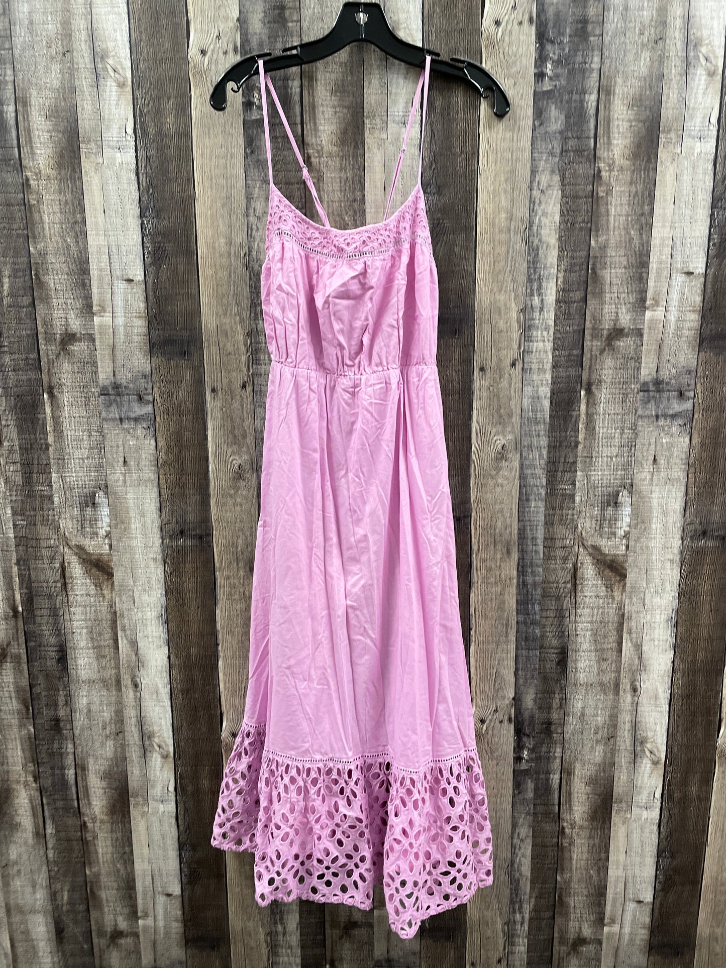 Dress Casual Midi By J. Crew In Pink, Size: L