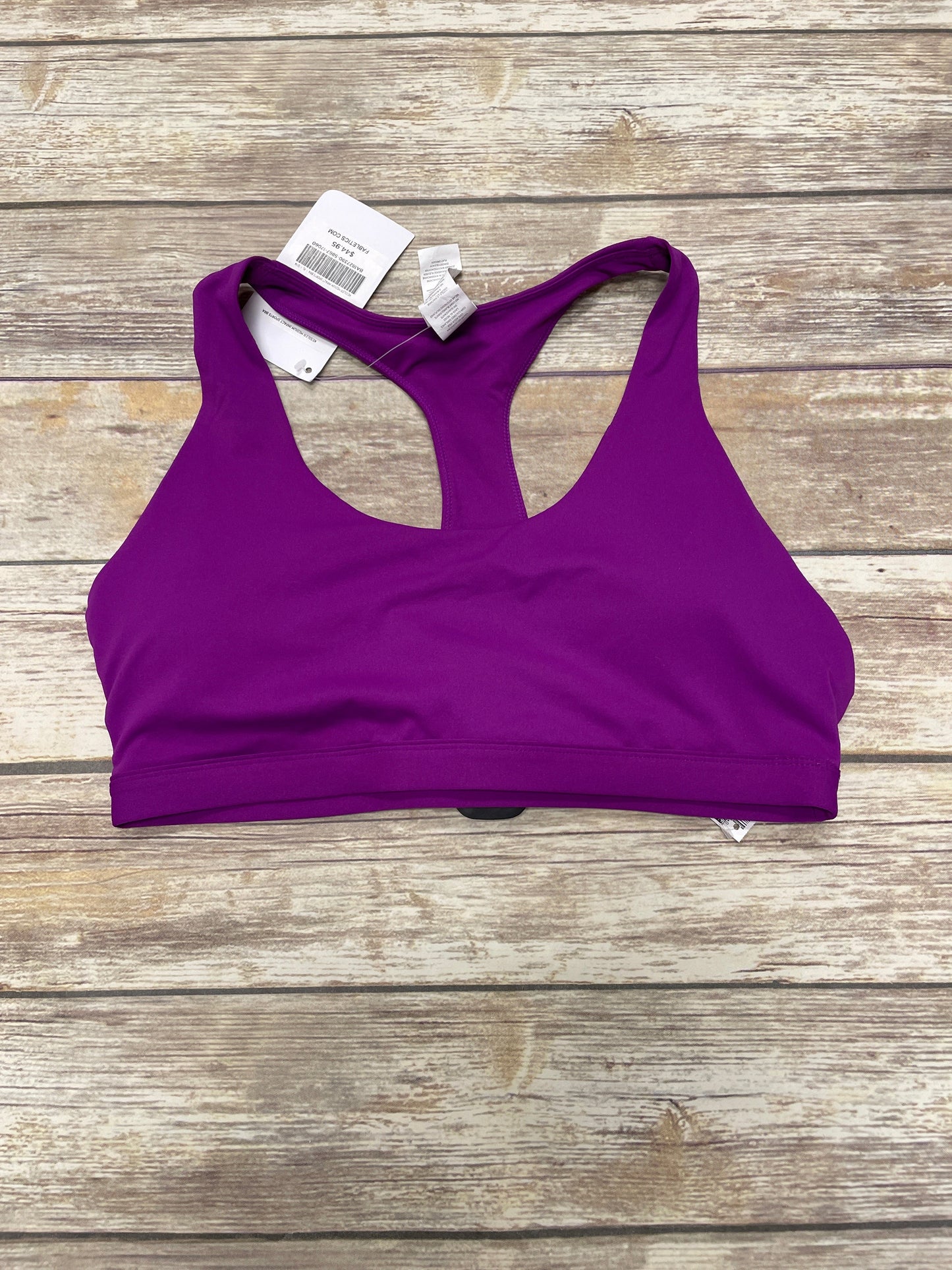 Athletic Bra By Fabletics In Purple, Size: Xl