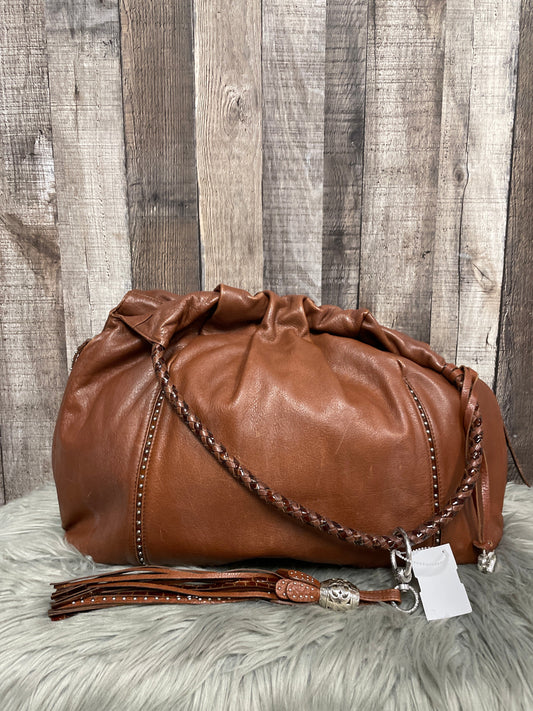 Handbag Leather By Brighton, Size: Large