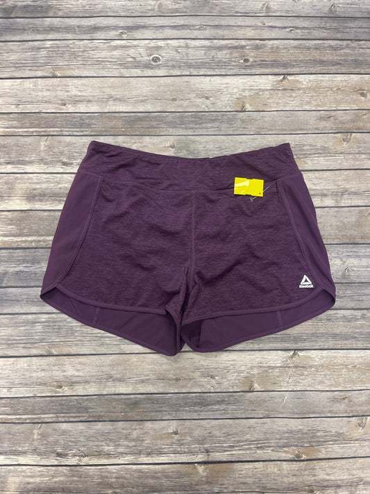 Athletic Shorts By Reebok In Purple, Size: L