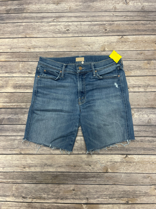 Shorts By Mother In Blue Denim, Size: 10