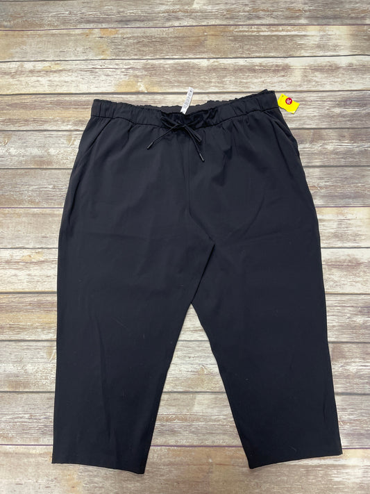 Athletic Pants By Lululemon In Black, Size: 20