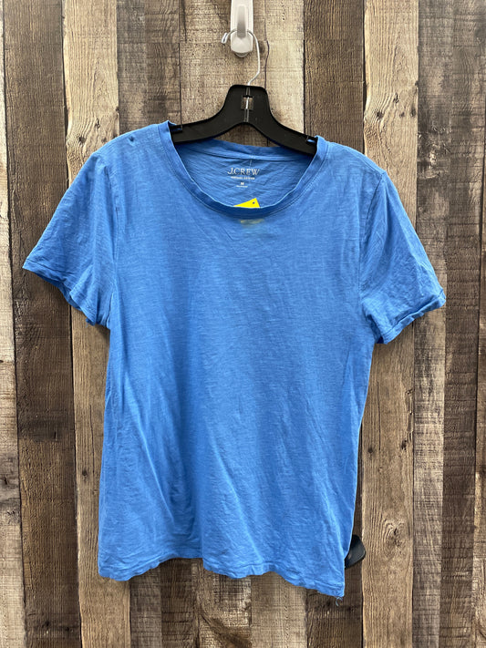 Top Short Sleeve Basic By J. Crew In Blue, Size: M