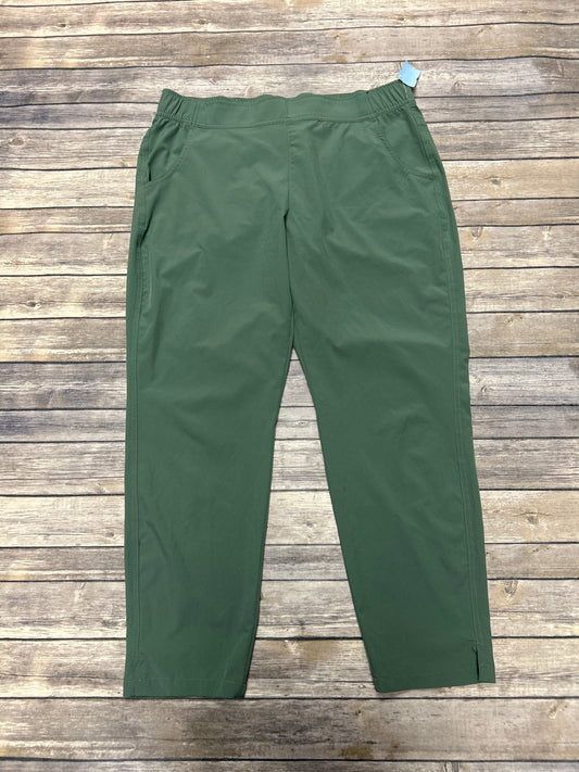 Athletic Pants By Eddie Bauer In Green, Size: L