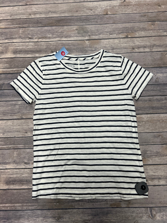 Top Short Sleeve By J. Crew In Striped Pattern, Size: S