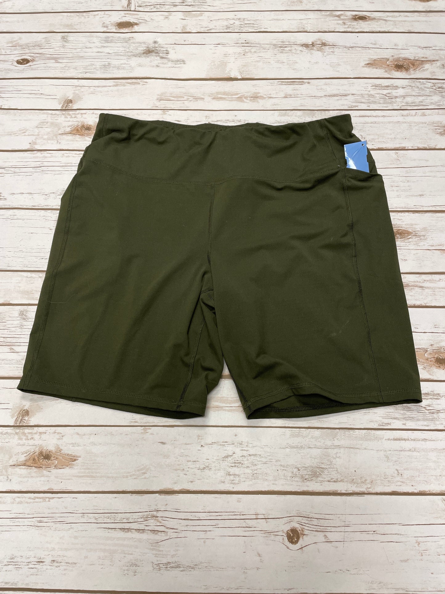 Athletic Shorts By Dsg Outerwear In Green, Size: 2x