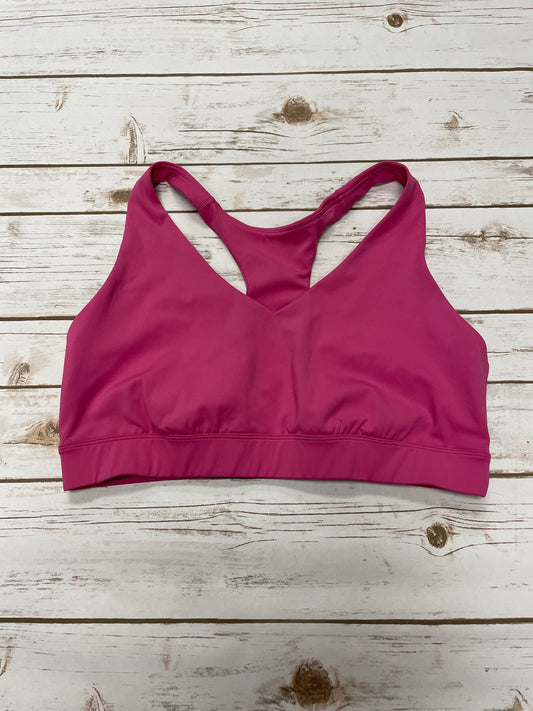 Athletic Bra By Tek Gear In Pink, Size: Xl