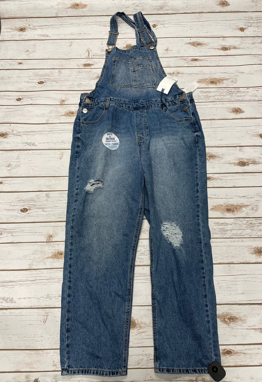 Overalls By Wallflower In Blue Denim, Size: Xl