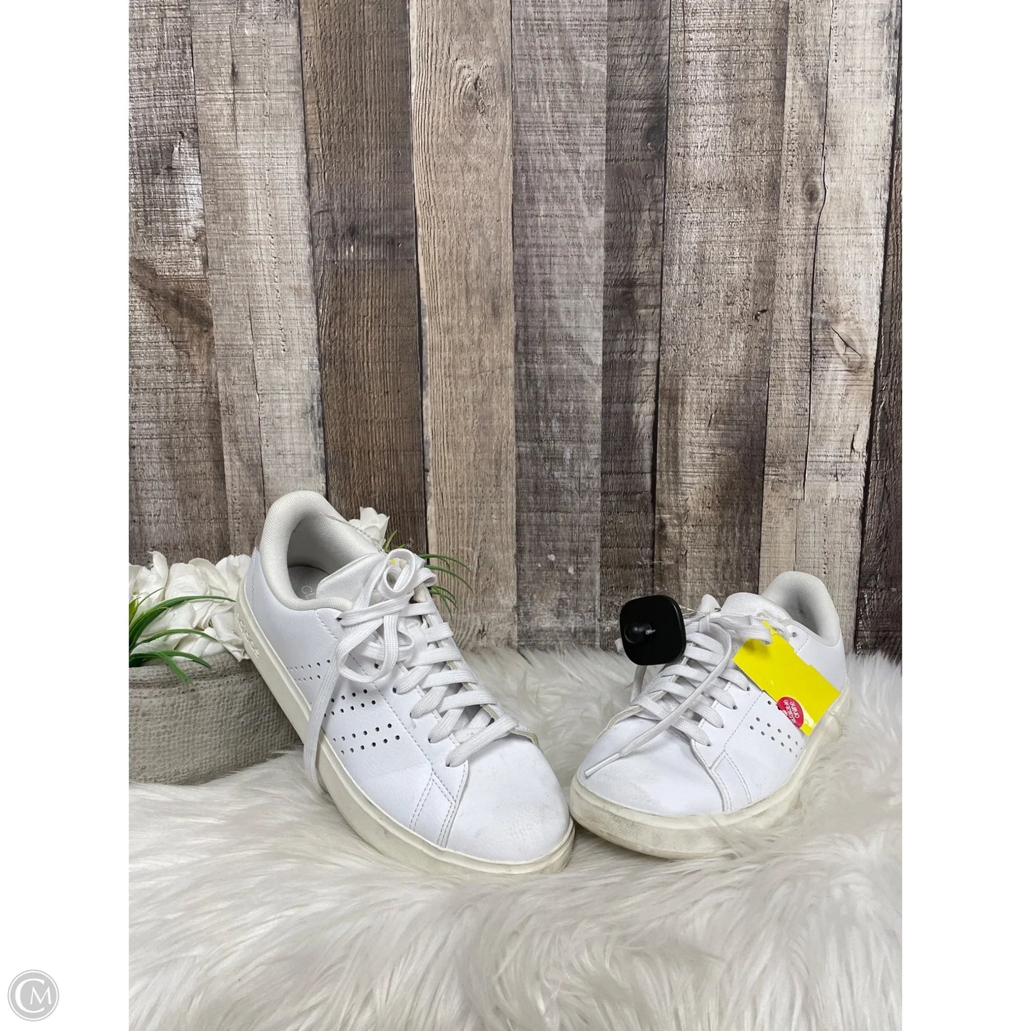 Shoes Athletic By Adidas In White, Size: 7