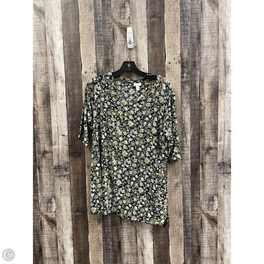 Top Short Sleeve By Logo In Multi-colored, Size: L