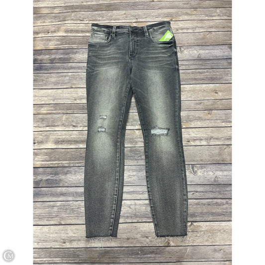 Jeans Skinny By Kut In Black Denim, Size: 6