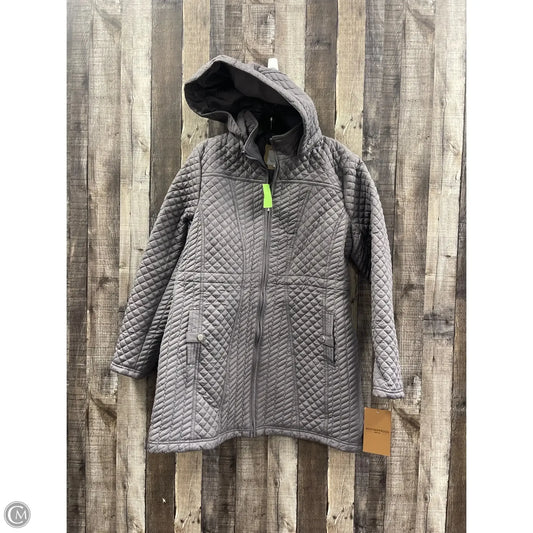 Coat Puffer & Quilted By Weatherproof In Grey, Size: L