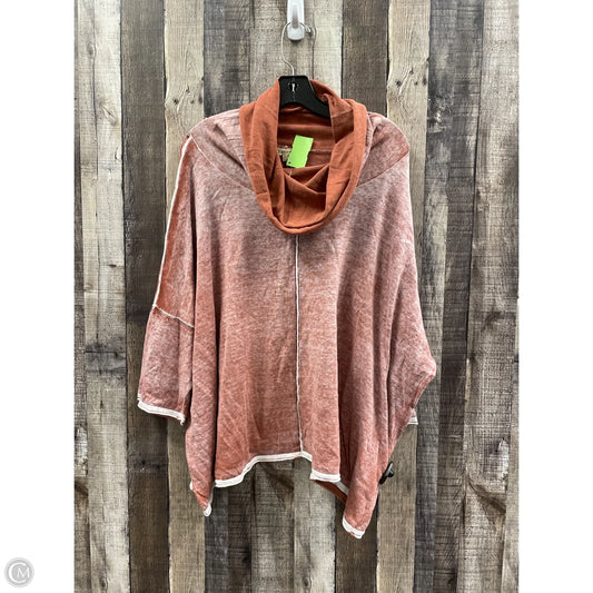 Top Long Sleeve By Democracy In Orange, Size: 2x