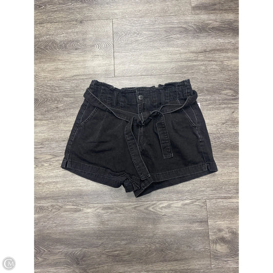 Shorts By American Eagle In Black Denim, Size: 8