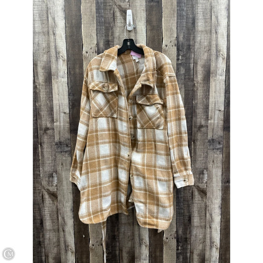 Coat Other By Time And Tru In Plaid Pattern, Size: 3x