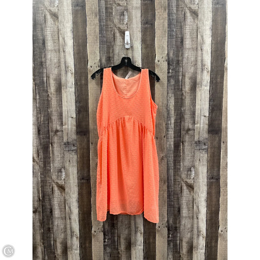 Dress Casual Midi By Zenana Outfitters In Orange, Size: S