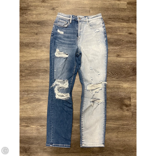 Jeans Straight By Flying Monkey In Blue Denim, Size: 6