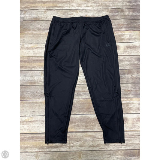 Athletic Pants By Adidas In Black, Size: 2x
