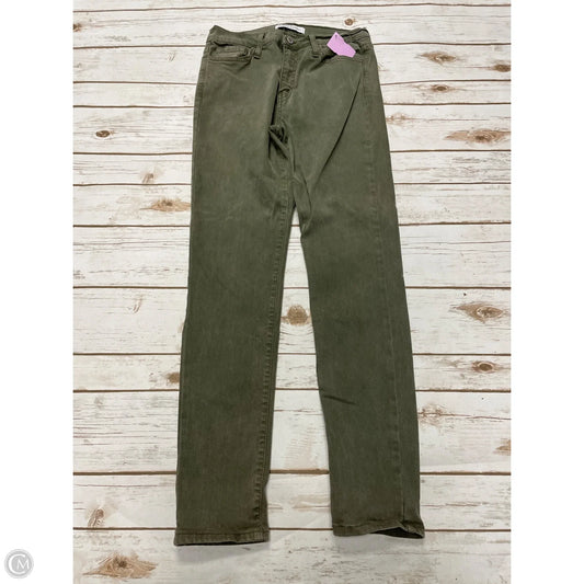 Jeans Skinny By Flying Monkey In Green, Size: 6