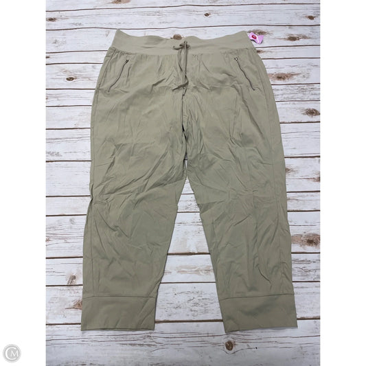 Athletic Pants By Athleta In Tan, Size: 1x