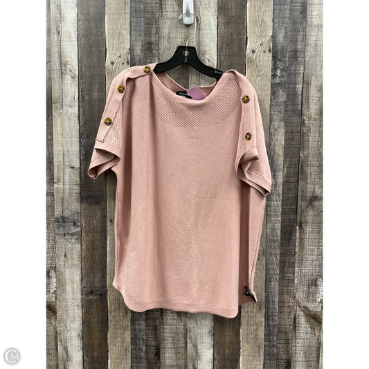 Sweater By Cable And Gauge In Pink, Size: Xl