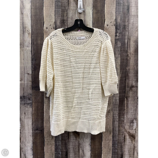 Sweater By Sonoma In Cream, Size: 1x