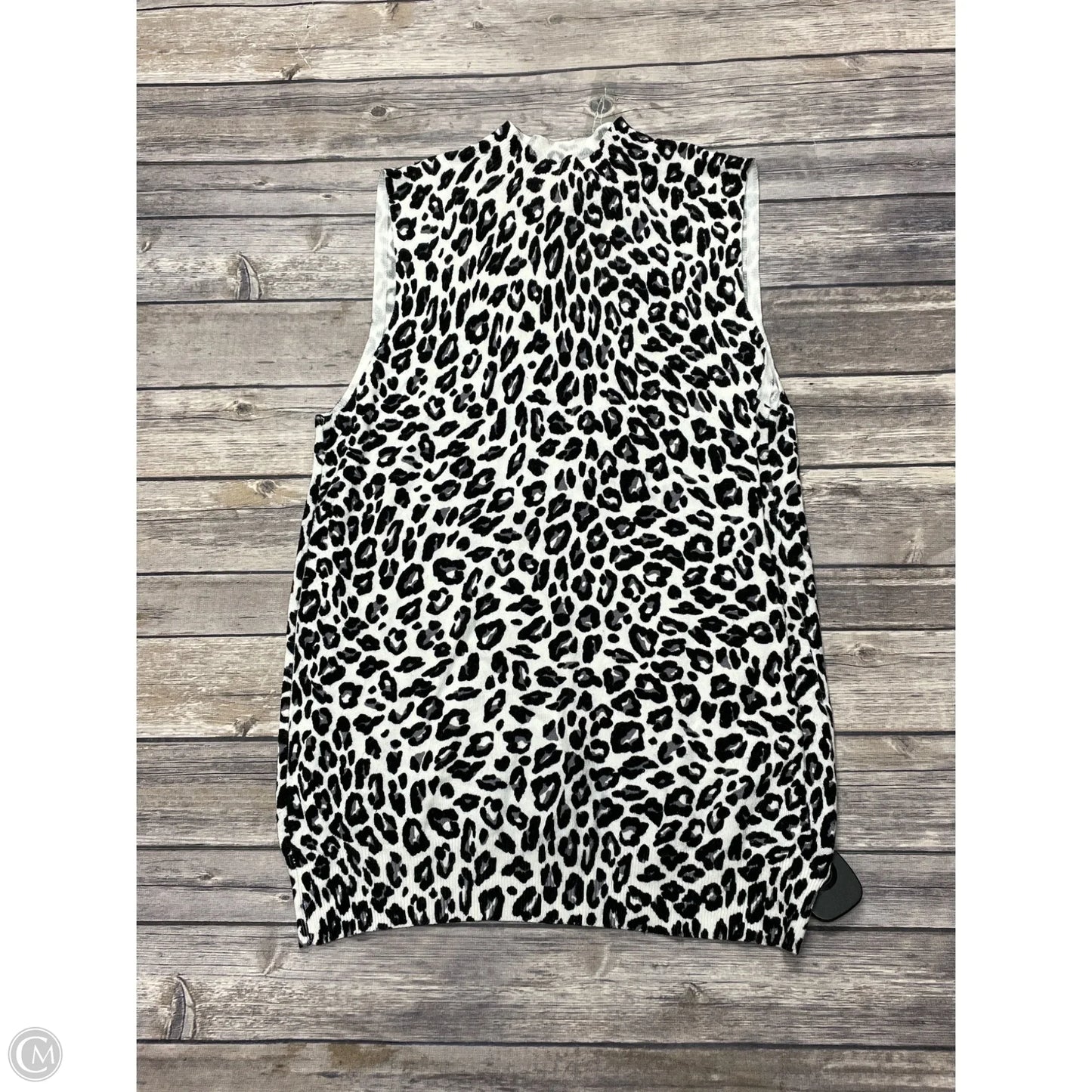 Top Sleeveless By Worthington In Animal Print, Size: S