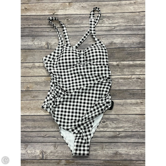 Swimsuit By Cupshe In Checkered Pattern, Size: L
