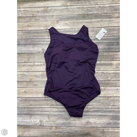 Swimsuit By Lands End In Purple, Size: 20