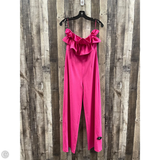 Jumpsuit By Cme In Pink, Size: L