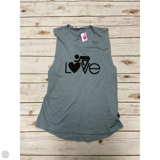 Tank Top By Cme In Blue, Size: M