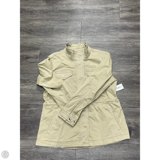 Jacket Denim By Style And Company In Tan, Size: L