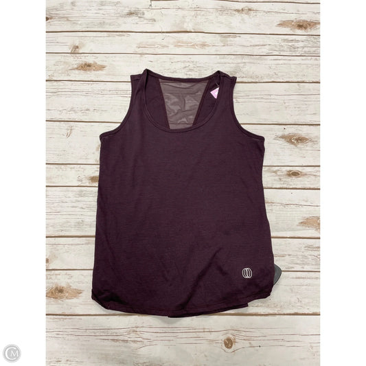 Athletic Tank Top By New Balance In Maroon, Size: S