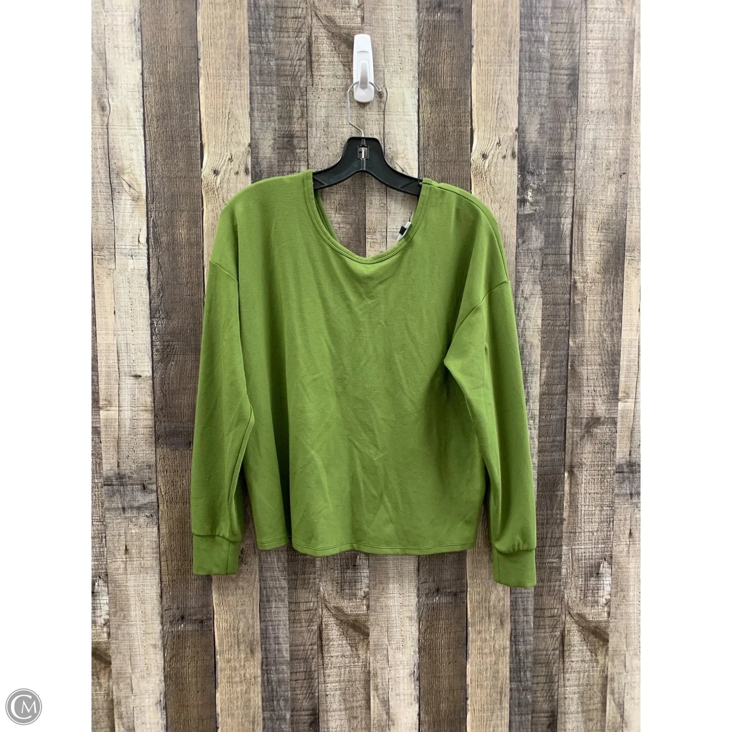 Top Long Sleeve By Cabi In Green, Size: M