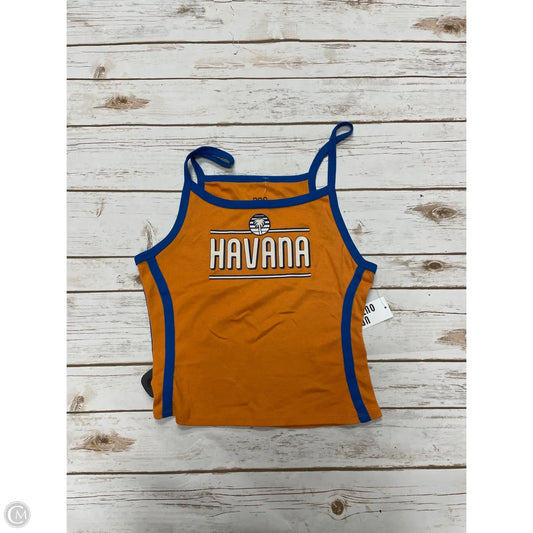 Top Sleeveless By Bdg In Orange, Size: L