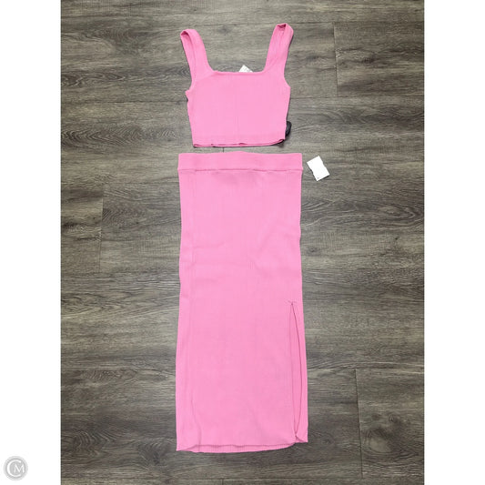 Skirt Set 2pc By Bebe In Pink, Size: S