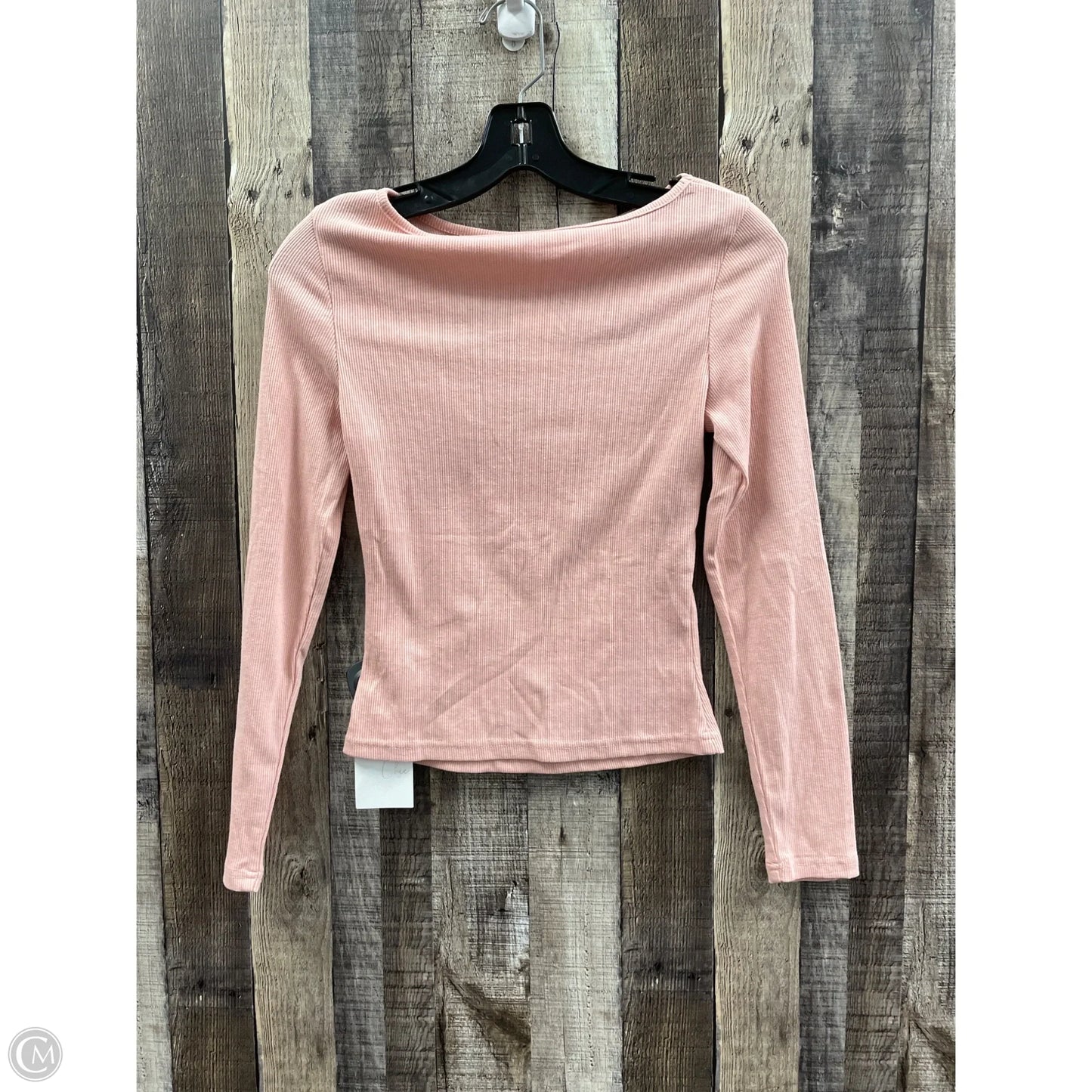 Top Long Sleeve By Cmf In Pink, Size: L